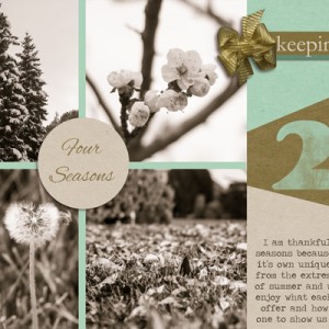 Gratitude Journal Mini Album Page 22