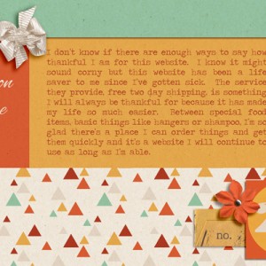 Gratitude Journal Mini Album Page 24