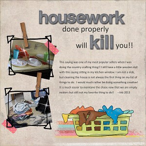 housework..kill you!!