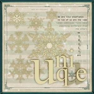 Unique Snowflakes