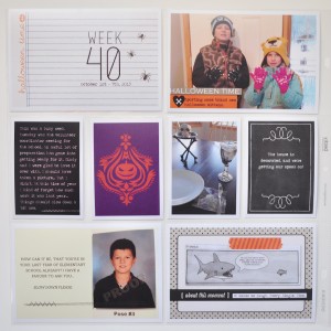 Project Life - Week 40 - Left Side