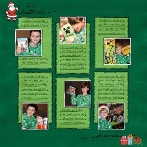 2012 Christmas Presents