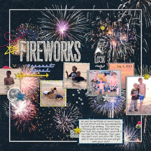 Fireworks at Secret Beach