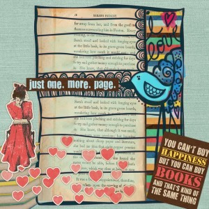 Just on more page - Dec art journaling Challenge 2