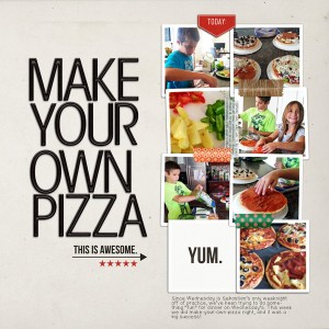 make your own pizza