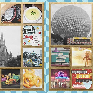 Disney Trip Favorites (double page)