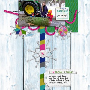 Scraplift Challenge January- Snow?