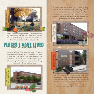 Places I Have Lived - page 1