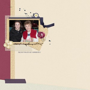 With Great grandma