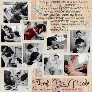 Thank You Nicole- Doula