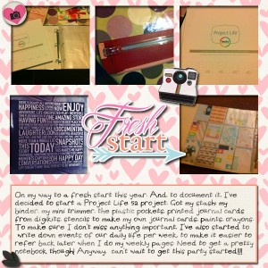 fresh start project life
