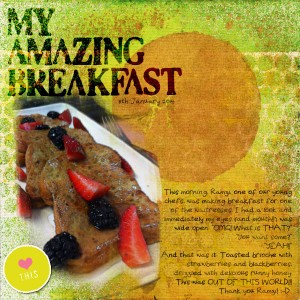 My Amazing Breakfast
