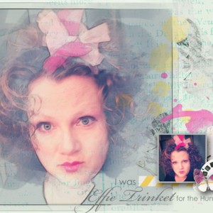 MOC 8 - Watercolor/December Daily 18 Effie Trinket