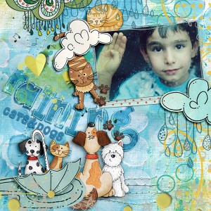Raining cats and dogs :)