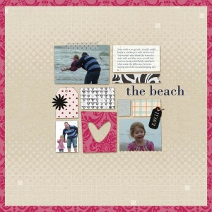 the beach