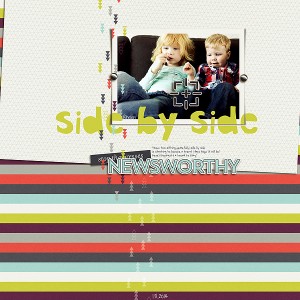 side by side