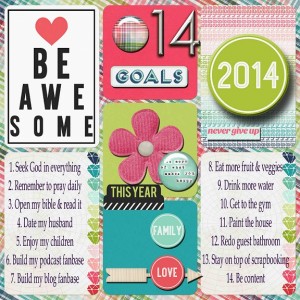 14 Goals for 2014