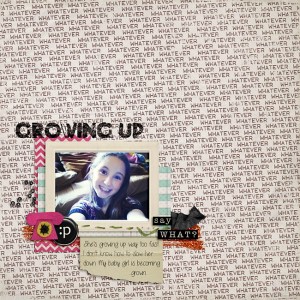 growing up