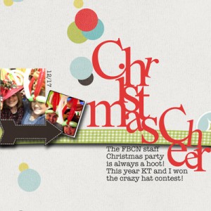 MOC 7 - Word art - Christmas Cheer