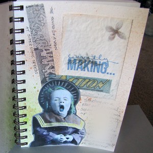 Hybrid Art Journal first page