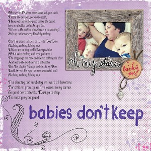 babies don't keep