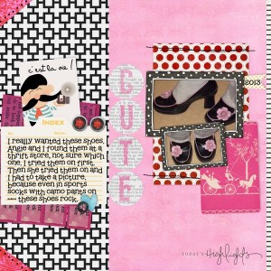 Cute Shoes - MOC Challenge #15 - Paper to Digi