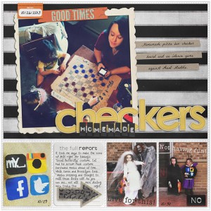 homemade checkers