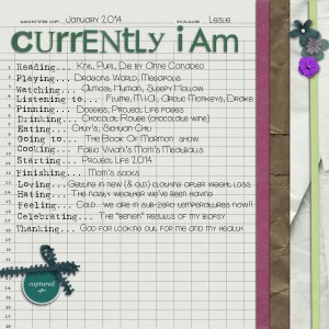 Currently I Am...