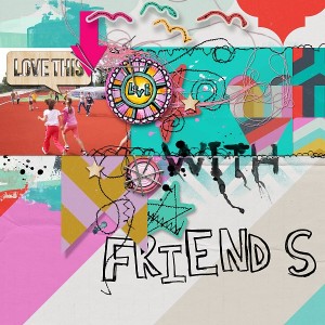 With friends