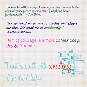 Consistency Quoted