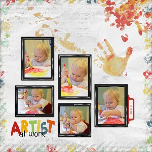 Artist at work