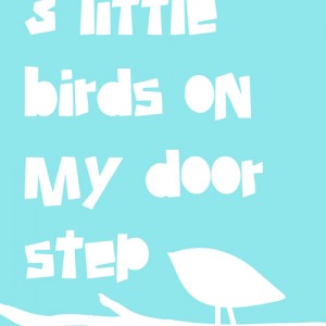 Wall Art- 3 Little Birds