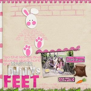 Easter Bunny's Feet