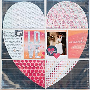 wedding album page