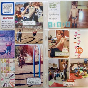 Project Life Week 3 full spread