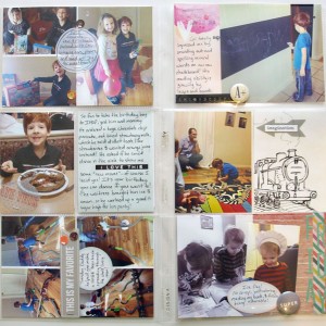 Project Life Week 4 full spread