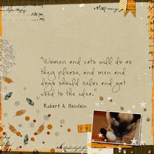 Women and cats