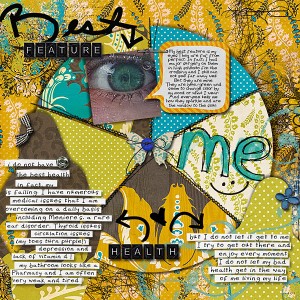 Me (Art Journaling Challenge, LOVE Yourself #1)