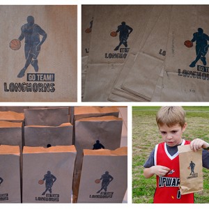 Basket Ball Team Treat Bags