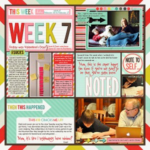 Project Life | Week 7 (Left)