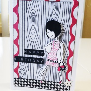 birthday card girl