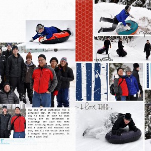 Winter! (Sledding fun!)