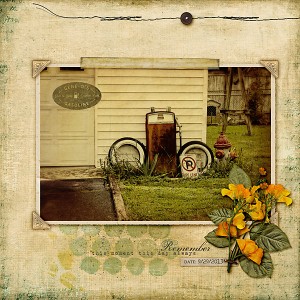 Vintage Gas Station