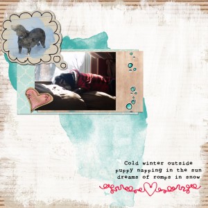 Winter Puppy Haiku