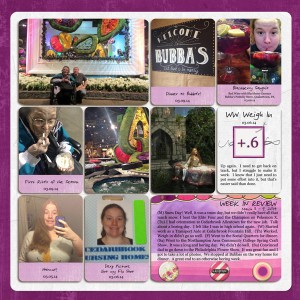Project Life 2014: Week 10 (right)