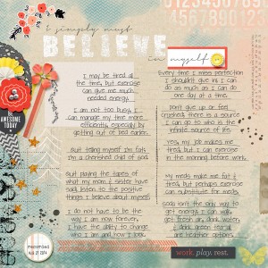 Believe for my soul