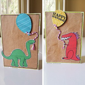 happy dino cards