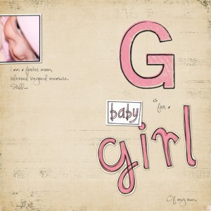 G is for Girl