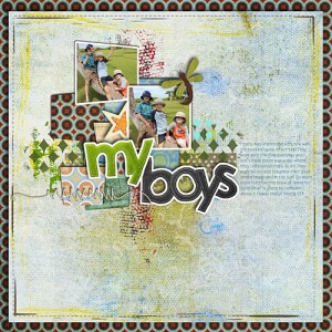 My Boys - Twisted Template Challenge