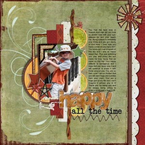 Happy all the time - color challenge